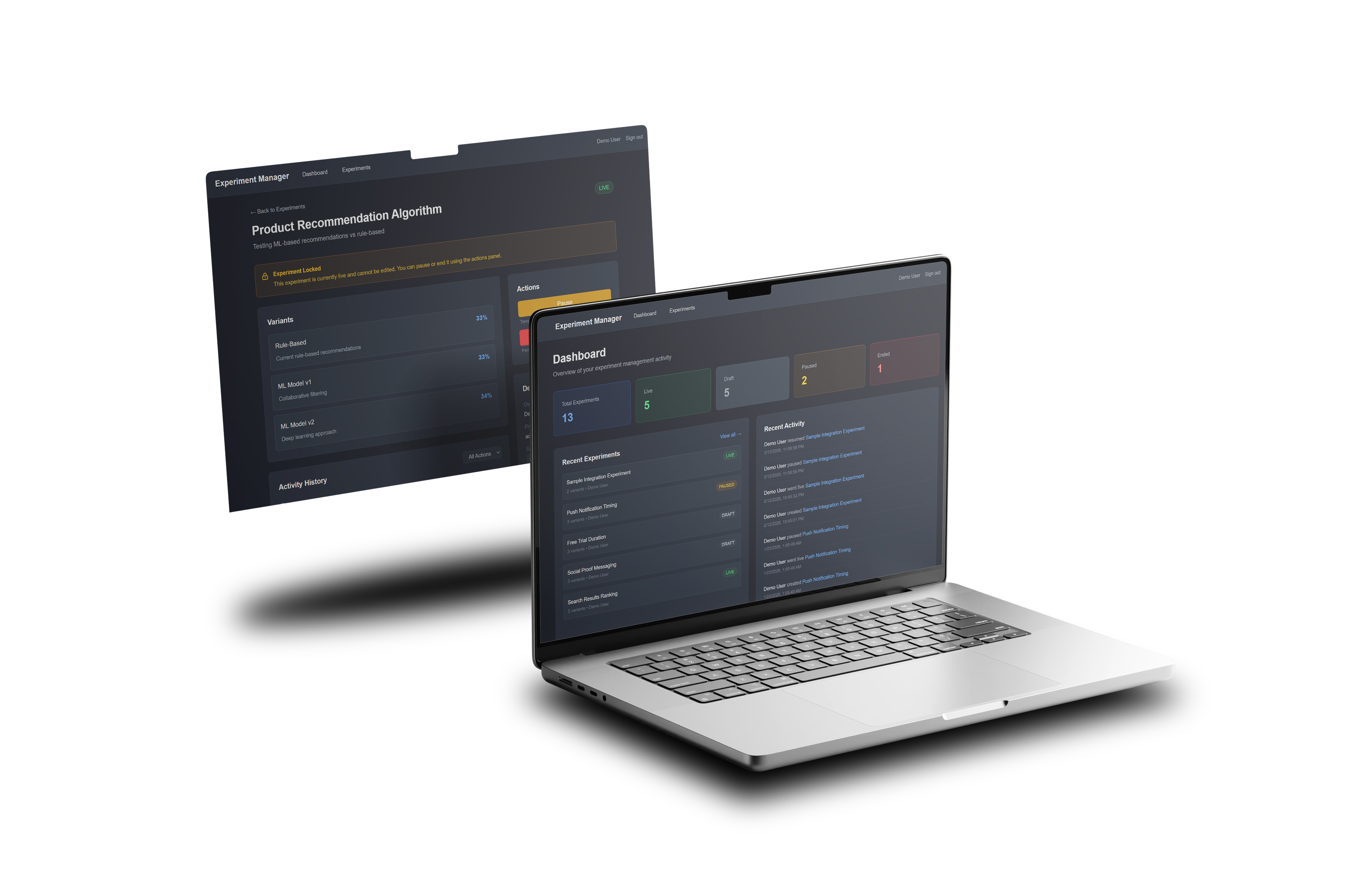 Experiment Manager Screenshot